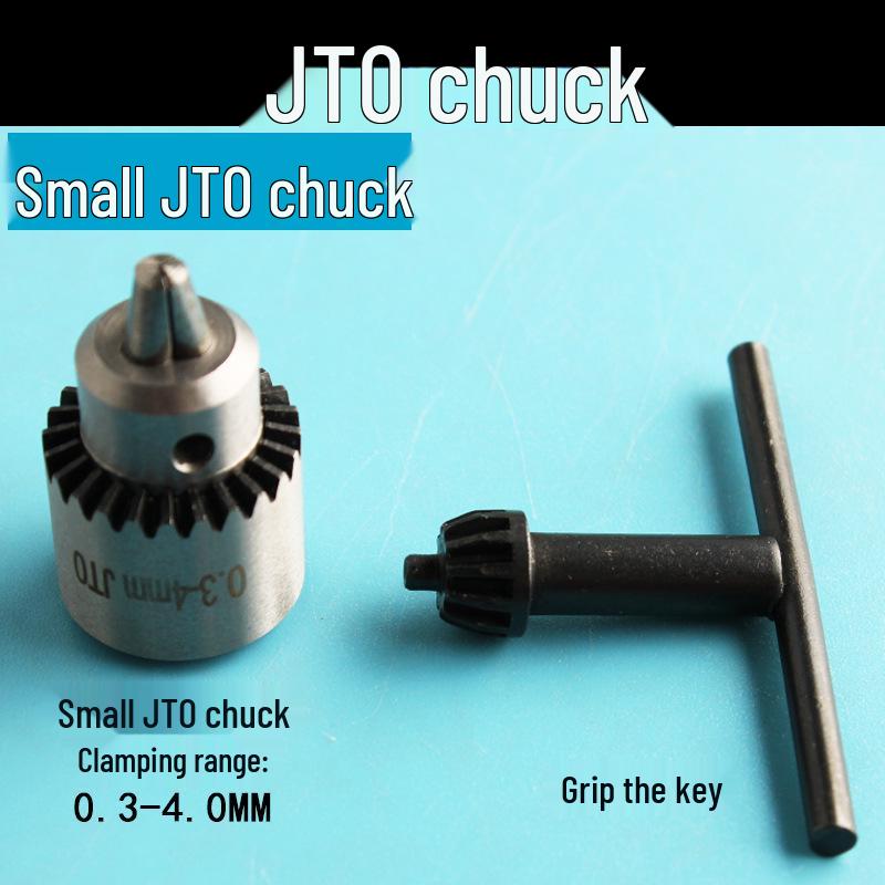 Trituratore Elettrico Mini & Mandrino per Trapano JT0: Accessorio di Precisione Fai da Te 0,3-4 mm