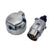 Set Spina e Presa per Rimorchio in Alluminio a 7 Pin, Accessori Europei 12V