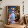 Disney Oil Paint Digital Painting Art Kit Snow Princess Christmas Reindeer Steampunk Scene FillIn Painting Home Decor