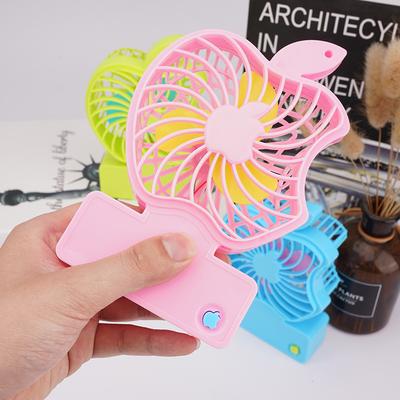 Office Summer Portable Standing Usb Powered Fan, Cartoon Mini Electric Small Fan Sticker Logo