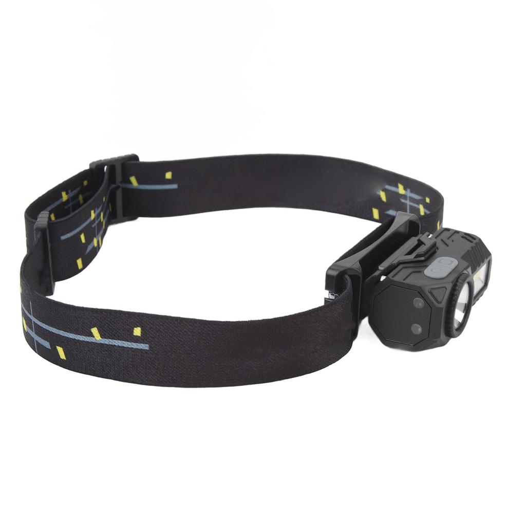 Φακός Κεφαλής LED Μαγνητικός Πολλαπλών Πηγών Φωτός Αισθητήρας Κίνησης Επαναφορτιζόμενος Ελαφρύς Κλιπ για Καπέλο LED