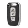 Hyundai Key Case for Santa Fe, ix35, Festa, ix25, Elantra, Mistra - Car Buckle Bag Shell.