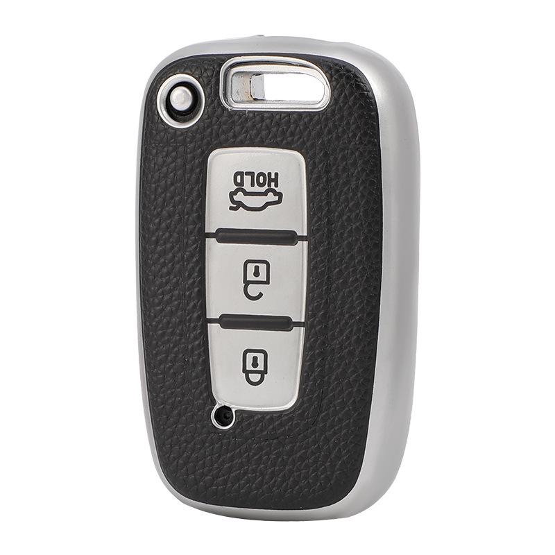 Hyundai Key Case for Santa Fe, Ix35, Festa, Ix25, Elantra, Mistra - Car Buckle Bag Shell.