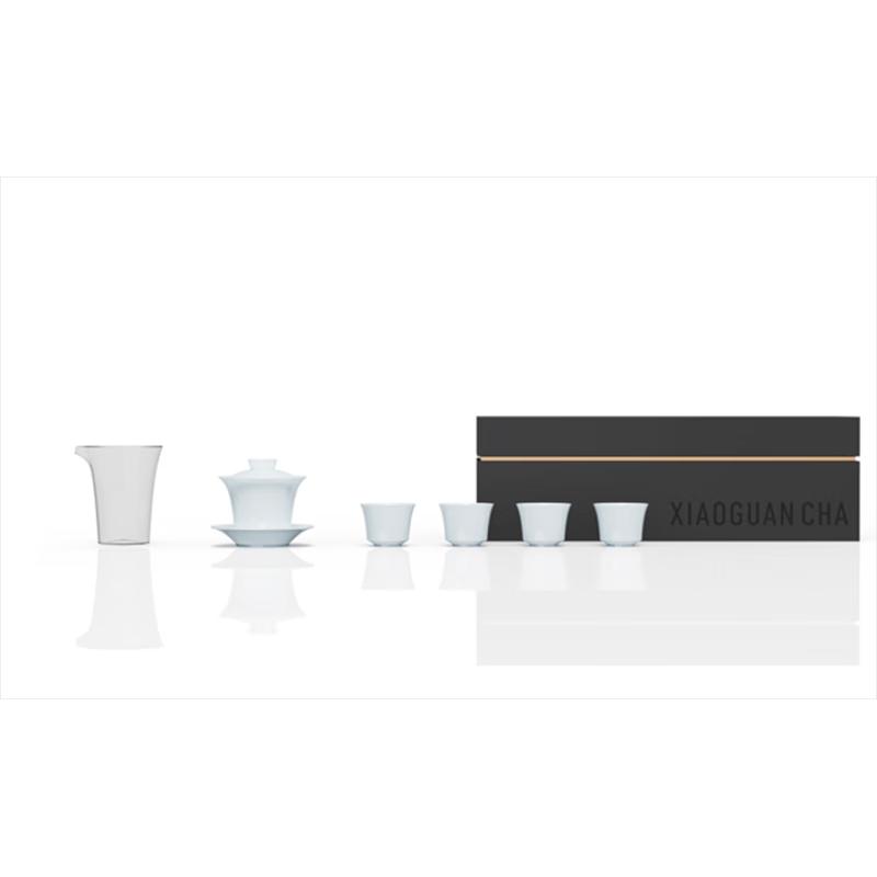 Xiaoguan Tea Deluxe Horse Hoof Gaiwan Tea Set