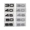 3D 30 35 40 45 50 55 TFSI Logo Sticker Tail Bumper Badge Auto Rear Trunk Emblem Accessories