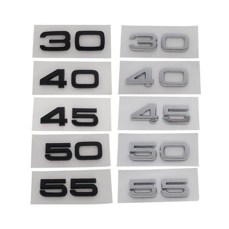 Adesivo Logo 3D 30 35 40 45 50 55 TFSI Emblema Paraurti Posteriore Auto Bagagliaio Posteriore Accessori