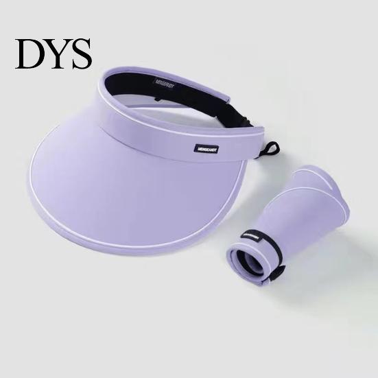 Summer Outdoor Hat Women Sun Empty Top Adjustable Buckle Foldable Cap Cycling Hiking Air Circulation UV Protection