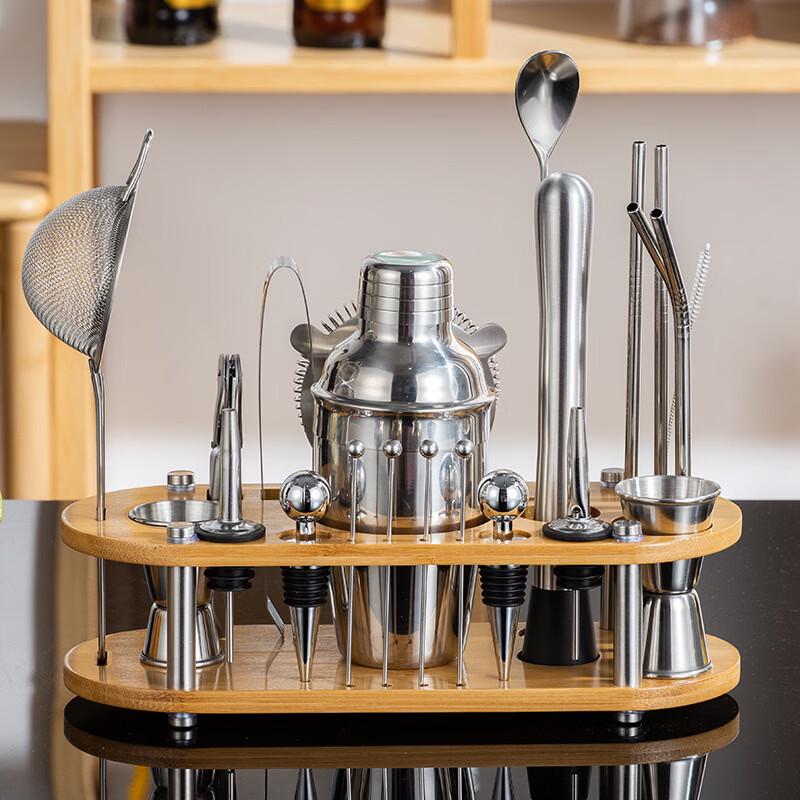 Cocktail Shaker & Bartending Tool Set