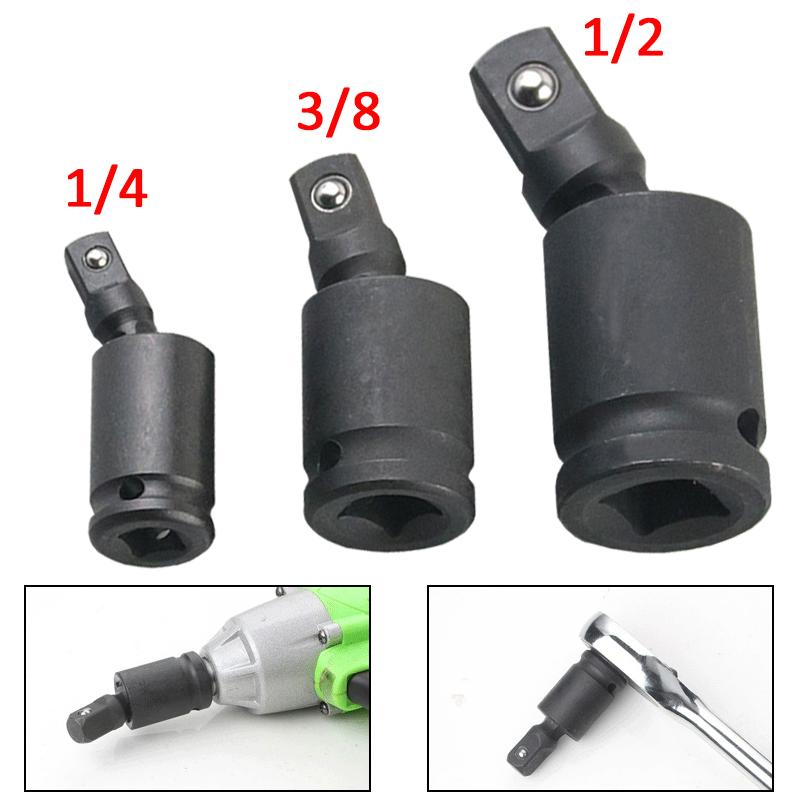 

1/2 3/8 1/4 360 градусов поворотный шарнирный шарнир воздушный ударный качающийся выдвижной универсальный адаптер для гнезда ручной инструмент гаечный ключ аксессуары