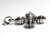 [Mizar] Tibetan Karma Double Dorje Pendant, Sterling Silver 925, Amulet, Men's & Women's