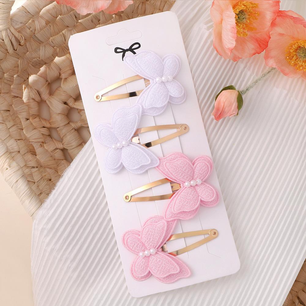 Cute Butterfly Hairpins Set Children Girls Kids Hair Clips Bobby Pins Barrettes Accessories Hairgrip Headwear Headdress Ornament