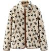 Semir Women's Faux Lambswool Fleece Stand-Collar Retro Jacket