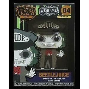 Pin's Beetlejuice FUNKO POP! - Grande taille en émail noir
