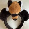 Lovely Stuffed Raccoon Headband for Women Face Washing Birthday Party Gathering Headpiece School Event Hair Accessory