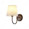 LED Retro E14 Fabric Lampshade Wall Lamp Bedroom Bedside Lamp Mirror Front Lamp Living Room Corridor Balcony Lighting Decoration