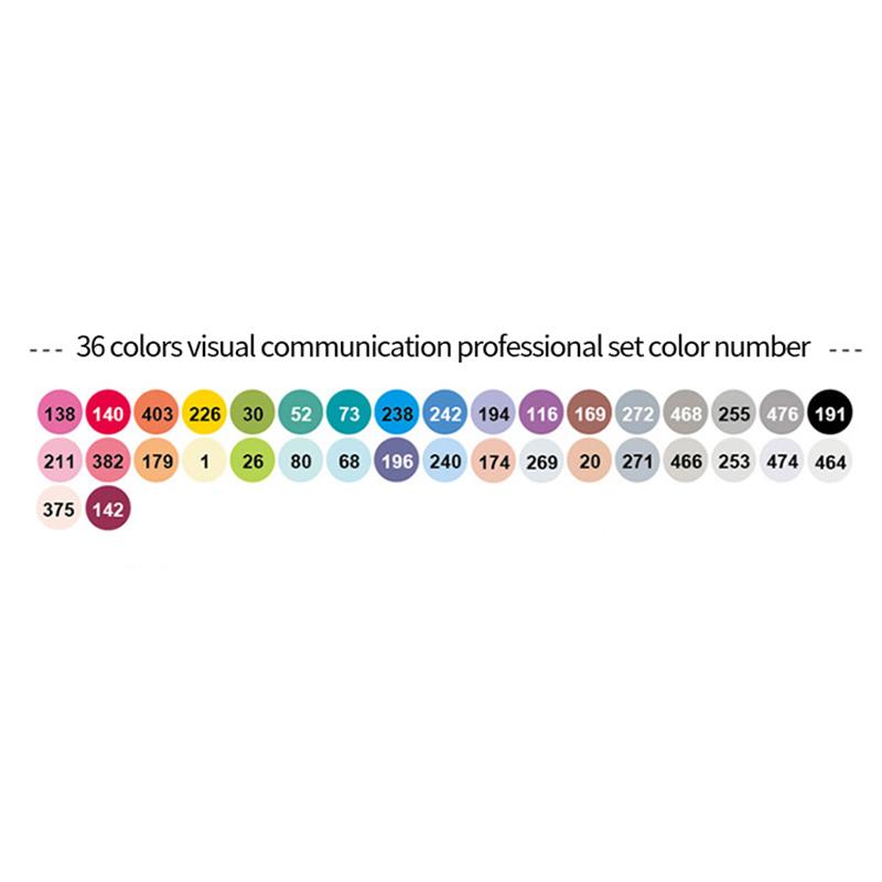Finecolour EF103 Alcohol Based Art Markers With Bag 12/24/36/48/60/72/240 Colors Oily Soft Double-Headed Marker Pen Professional