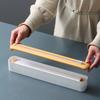 Magnetic Cling Film And Aluminum Foil Dispenser Plastic Food Wrap Cutter Refillable Baking Paper Cutter Kitchen Tool