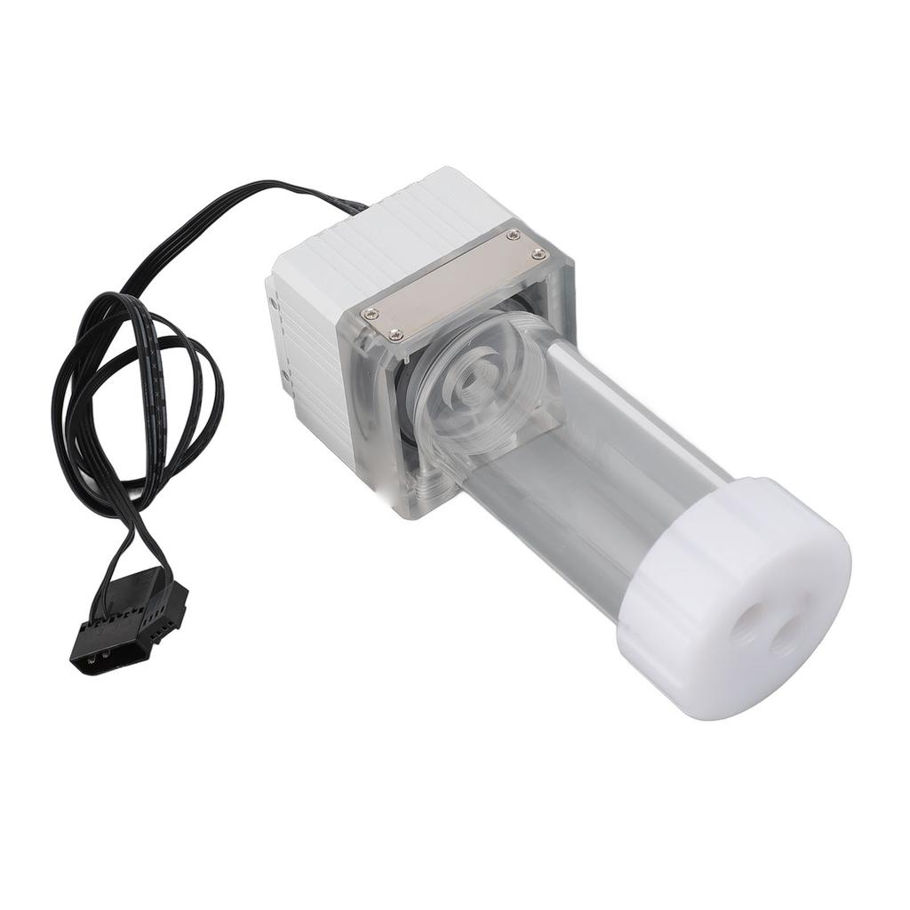 Water Cooling Pump Tank 30 Mesh Filter Mesh Sine Wave Drive 125ml Capacity G1 4 Water Pump Tank for Water Cooling