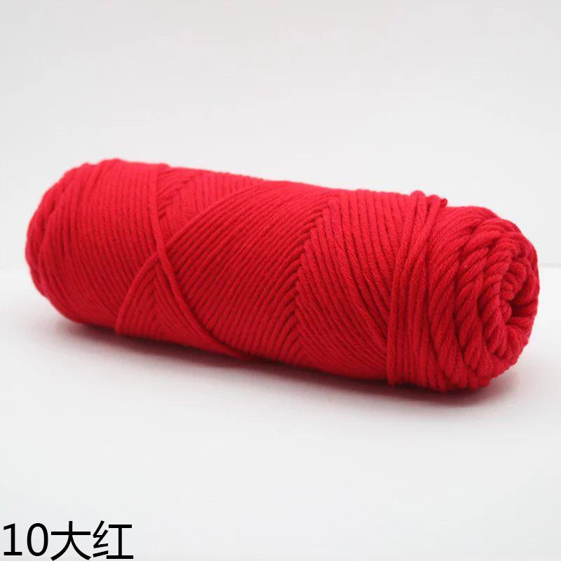 100g/Klubko Bavlněná Vlna Ručně Pletený Šátek Rukavice Čepice Silná Příze Vícebarevná Ozdoba Přírodní Materiál Měkký Materiál