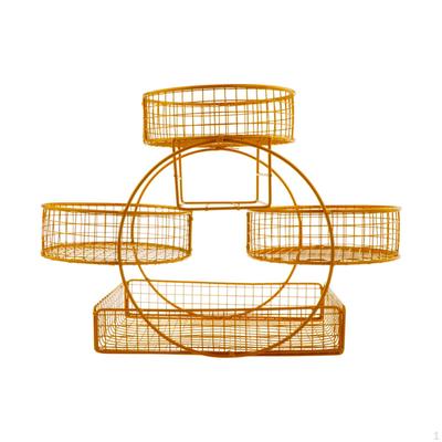 Countertop Fruit Basket Large Capacity Multi Tiers Party Table Centerpiece Home Decoration Fruits