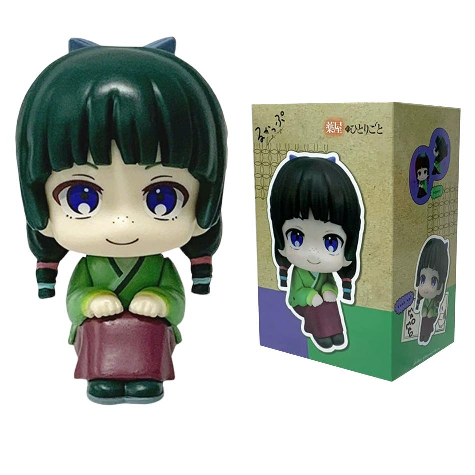 9cm Wersja Q Pamiętniki Aptekarza Maomao Jinshi Mini Figurka Anime Gadżety Kawaii Ozdoby na Biurko Samochód Model Prezenty