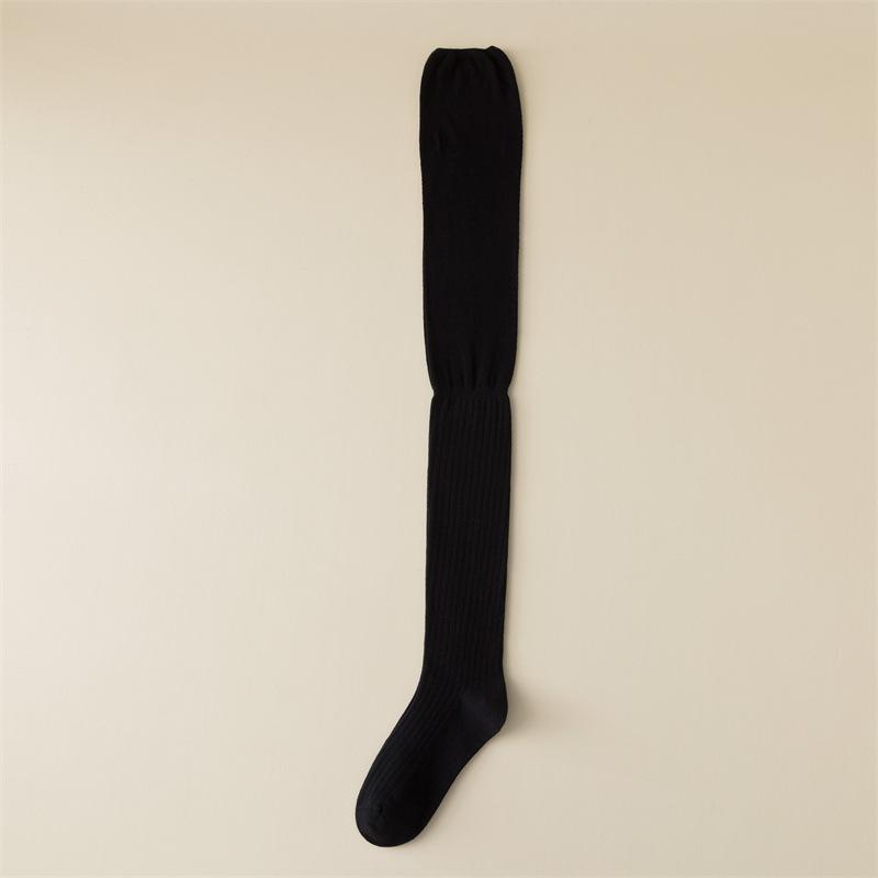 Chaussettes hautes pour femmes en automne et en hiver, chaussettes longues de protection du genou jusqu'aux cuisses, amincissantes et anti-chute, chaussettes hautes en coton