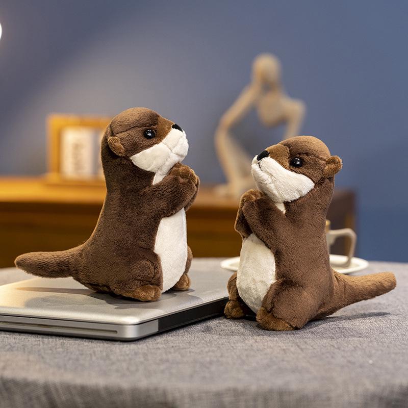 Peluche Carino Lontra Marina - Compagno Rilassante Regalo per Bambini