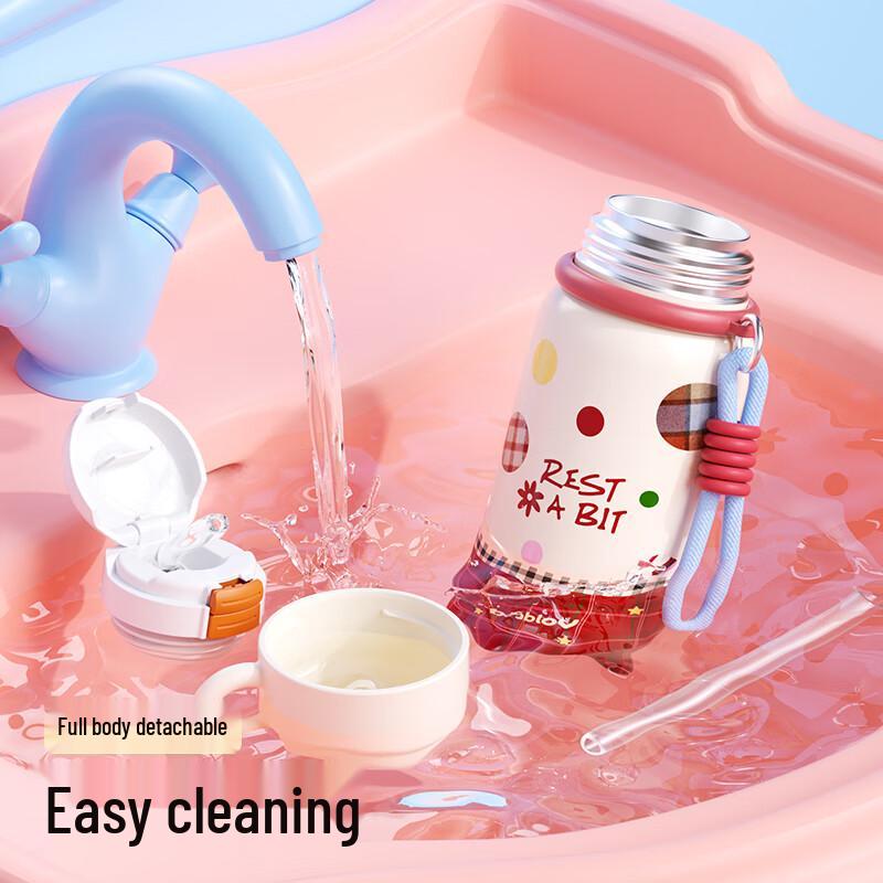 Bablov Children's Insulated Straw Water Bottle