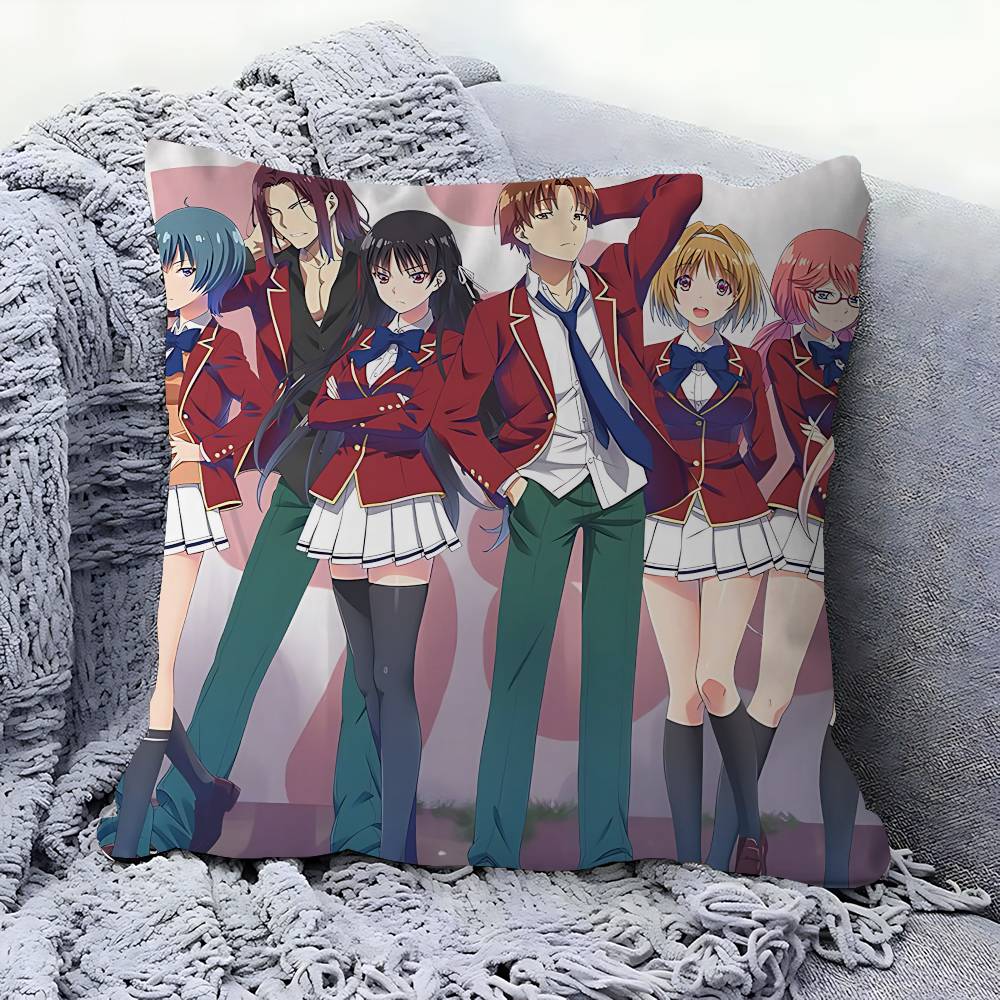 Anime Classroom Of The Elite Pillow Gift Home Office Decoration Pillow Bedroom Sofa Car Cushion CoverPillow Case