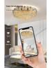 Luxury Crystal Chandelier Ceiling Light for Living, Dining, and Bedroom - High-End Colorful Shell Design