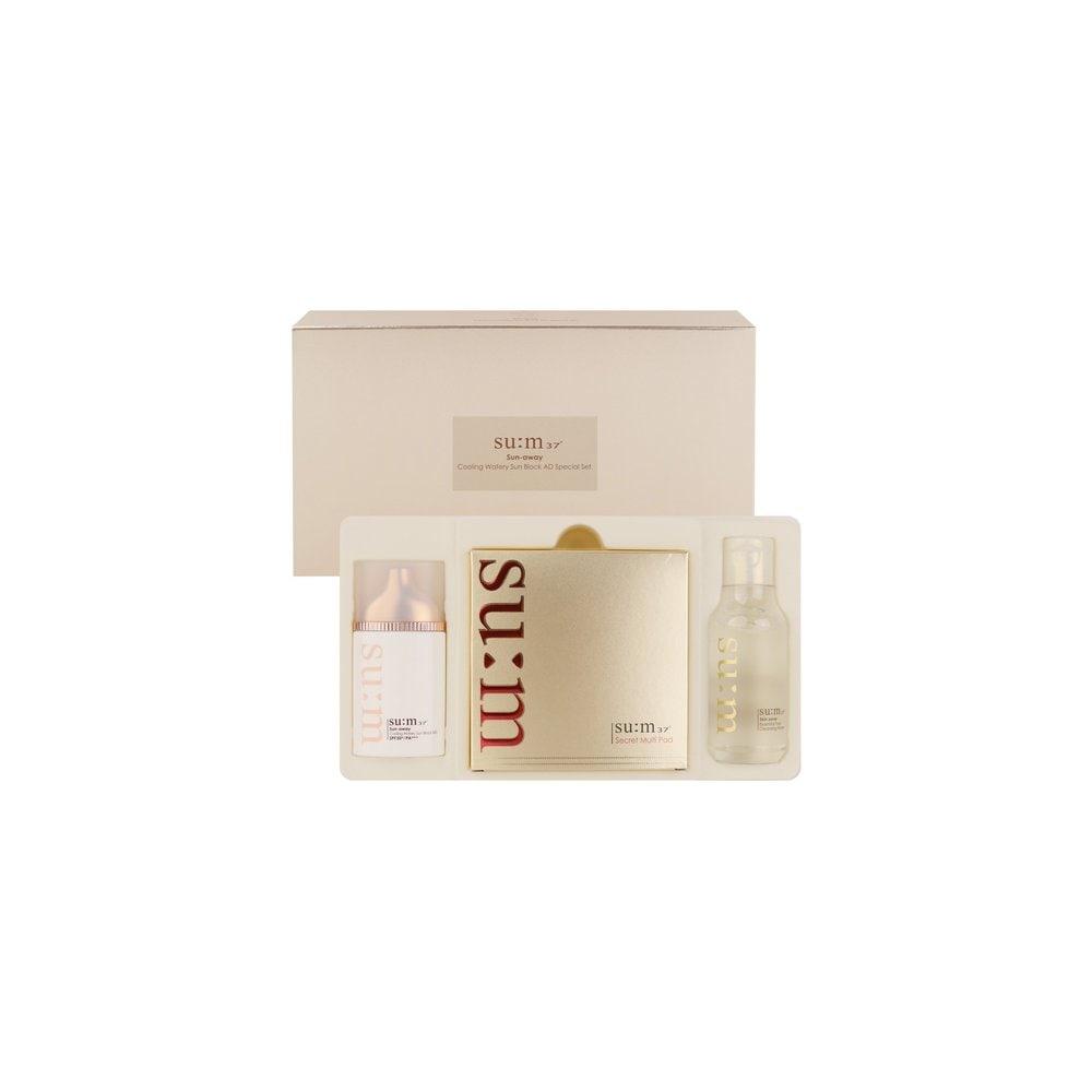 su:m37 Sun Away Cooling Watery Sun Block AD Special Set 50ml
