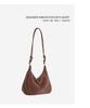 Vintage minimalistická taška z jelenice: Dámská crossbody a taška přes rameno s velkou kapacitou 2025