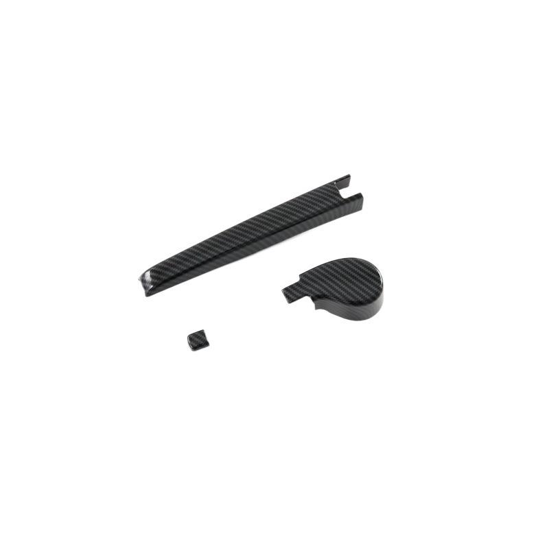 Car Styling Rear Wiper Cover Trim Strips For BYD Yuan PLUS Carbon Fiber Color Exterior Accessories