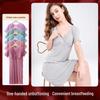 Maternity Nursing Dress - Summer/Autumn Fashion for Pregnant and Postpartum Women