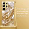 NEU Goldenes Wellenmuster Handyhülle für Samsung Galaxy S26 S2524 S23 S22 S21 S20 Note 20 A16 A36 Ultra Plus FE 5G