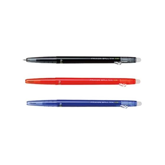 Pilot Frixion Ball Slim 0.38mm Black/Red/Blue LFBS-18UF-B/R/L 3 types, 3 pieces set