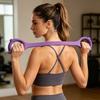 Figure 8 Fitness Resistance Band with Anti-slip Handle 40Lbs Men Women Chest Expander Elastic Strap Arm Back Shoulder Stretch Yoga Tension Rope