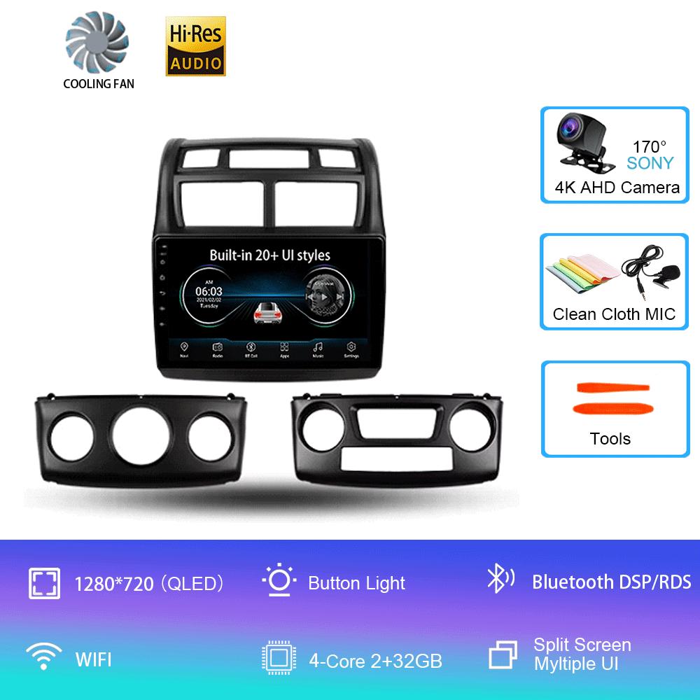 

Android 14 Автомобильное радио для Kia Sportage 2 2007 - 2009 Мультимедийный видеоплеер Навигация стерео GPS Нет 2din 2 din dvd CHINA