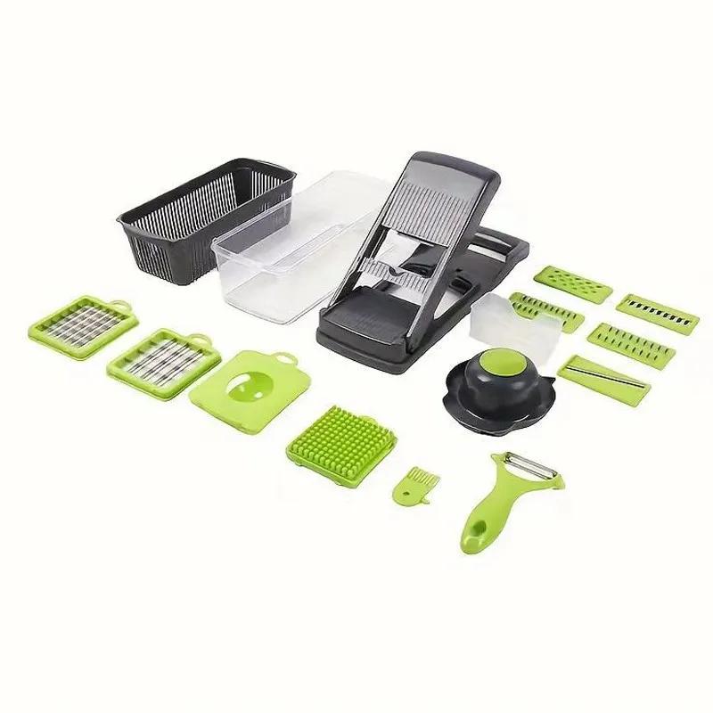 Vegetable Cutter Kitchen Tools Multifunctional Vegetable Chopper for Tomato Carrot Grater Onion Shredders Cucumber Potato Slicer