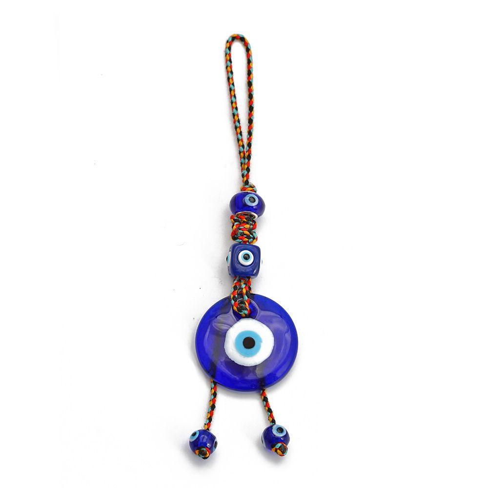 Eye Bead Handmade Crafts Evil Eye Pendant Wall Hanging Evil Eye Beads Keychain Evil Eye Keyring
