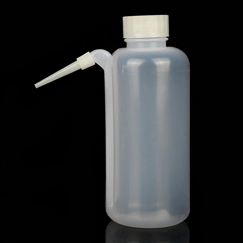 1 Stück 500ml/250ml Multifunktionale Kunststoff-Waschflasche PE Spritzflaschen Waschen Gewaschene Behälter Nachfüllbar Leer Sicherheit