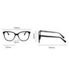 Spring Leg Blue Light Blocking Oval Myopia Eyeglasses With Degree Fashion TR90 Women Minus Sight Eyeglasses 0 -0.5 -0.75 To -6.0