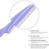 3pc Eyebrow Trimmer Safety Mini Portable Painless Face Razor Clean Blade Shaver Eye Brow Cutters Shave Hair Makeup Tool