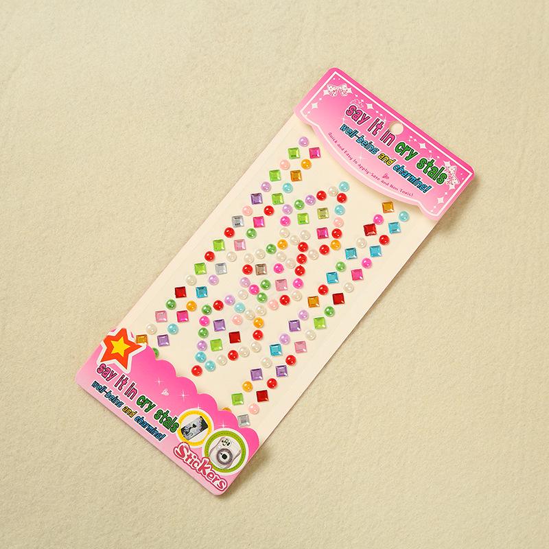 52 Unique Styles: DIY Acrylic Rhinestone Stickers – Creative Decorative Stationery