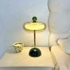 Vintage Dimmbare Glas Tischlampe Mid-Century Stil Ambient Schreibtischlampe für Schlafzimmer Nachttisch Arbeitsplatz Schreibtisch Heimdeko Beleuchtung