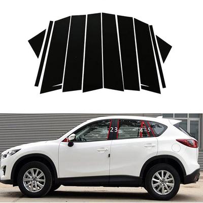 Araba Direkleri Kapı Pencere Çıtası Kapak Dekoratif Çıkartma Dış Stil Dekorasyonu Mazda CX-5 2013-2016 için