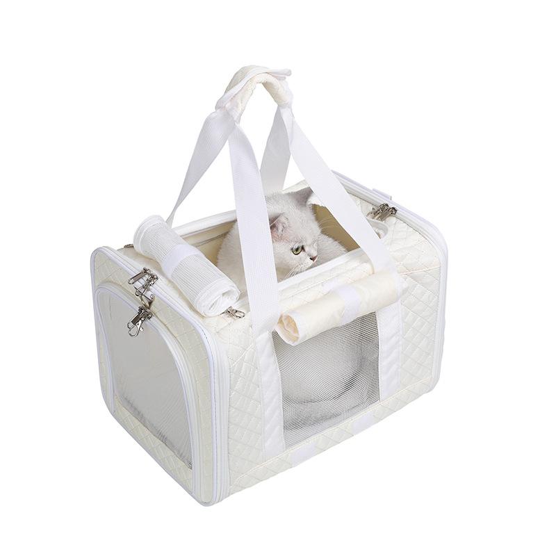 

Xiaoxiangfeng Cat Bag Foldable Pet Travel Handbag Pet Travel Car Cat Supplies 42 28 28cm белый