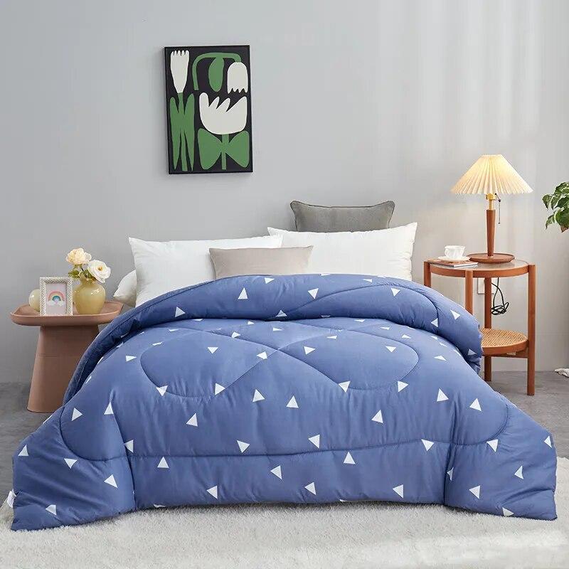 Thickened Spring Warm Autumn Quilt Warm Bedding In Autumn And Winter The Four Seasons Polyester Fibre Quilt