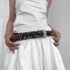 Vintage Women's Belt Leopard Pattern Dress Jeans Belt Trendy Leather Waist Belt  Streetwear