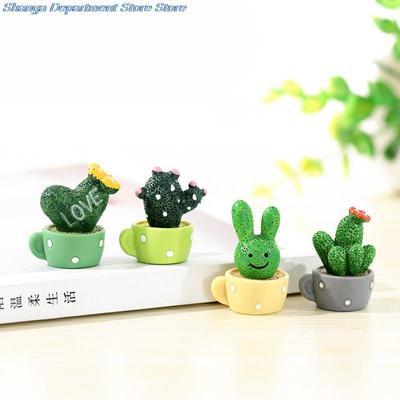 Cactus Moss Micro Landscape Ecological Bottle Accessories Resin Crafts Simulation Succulent Resin Ornaments